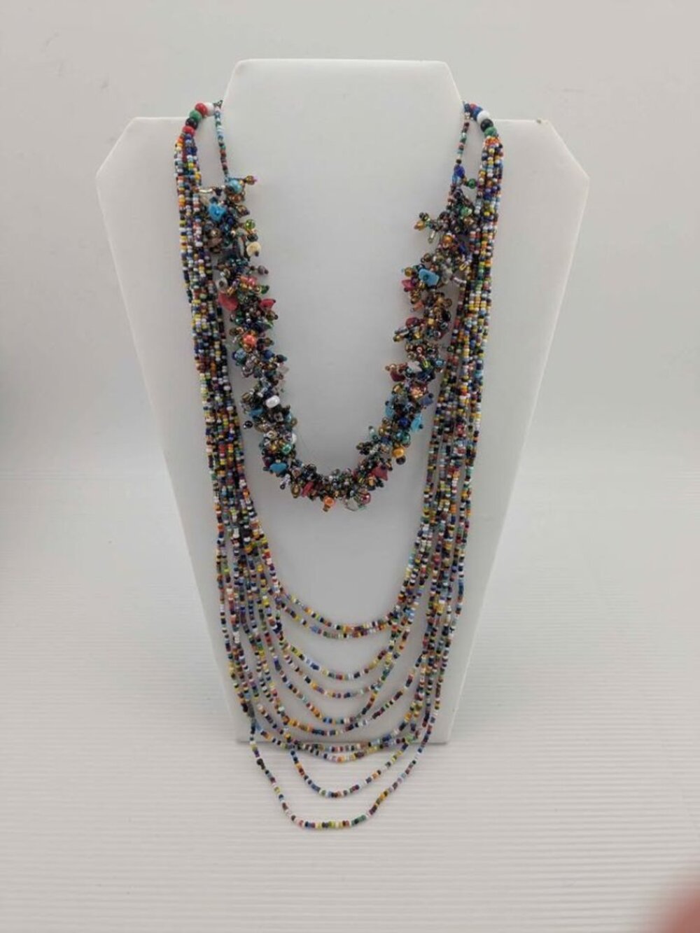 2 Handmade Beaded Necklaces (Kenyan Co-op & Montreal Craft Fair)